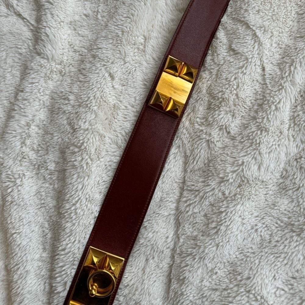 Hermès | Authentic Collier De Chien Leather Belt - Picture 6 of 9